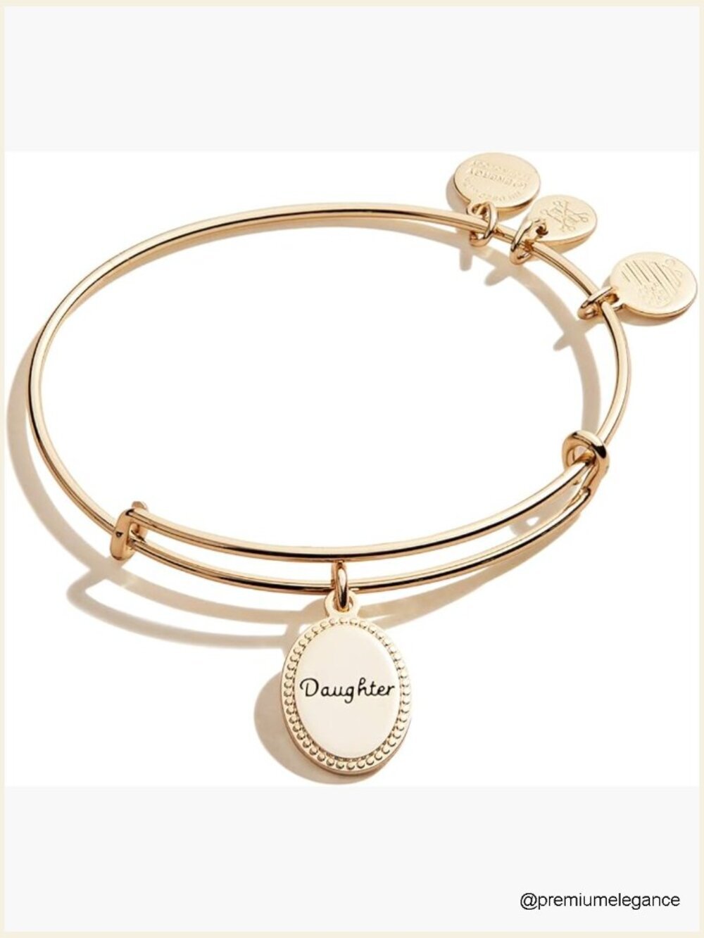 Expandable Charm Bangle Bracelet Nickel-Free Adjustable